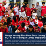 Warga Huntap Bina Umat Doda Lorong 2 Meriahkan HUT RI ke-81 dengan Lomba Tradisional