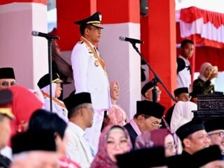 Upacara Detik-Detik Proklamasi HUT ke-81 RI di Sulteng Berlangsung Khidmat