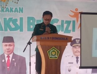 Asisten III Bacakan Sambutan Bupati Donggala, Aksi Bergizi Nasional 2026 Perkuat Pencegahan Stunting dan Anemia