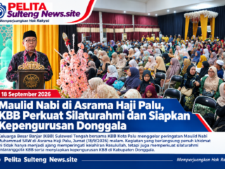 Maulid Nabi di Asrama Haji Palu, KBB Perkuat Silaturahmi dan Siapkan Kepengurusan Donggala