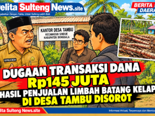 Dugaan Transaksi Dana Rp145 Juta Hasil Penjualan Limbah Batang Kelapa di Desa Tambu Disorot
