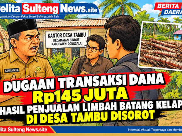 Dugaan Transaksi Dana Rp145 Juta Hasil Penjualan Limbah Batang Kelapa di Desa Tambu Disorot