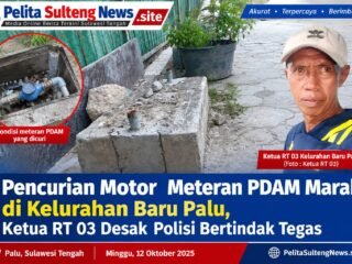 Pencurian Motor dan Meteran PDAM Marak di Kelurahan Baru Palu, Ketua RT 03 Desak Polisi Bertindak Tegas