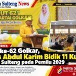 HUT ke-62 Golkar, Arus Abdul Karim Bidik 11 Kursi DPRD Sulteng pada Pemilu 2029